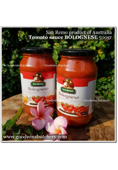 Sauce tomato SanRemo TOMATO BOLOGNESE San Remo Australia 500g